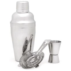 Bastian Bredemeijer 3-Dele Barsæt, Blank Stål