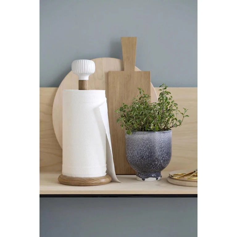 Kähler Hammershøi Køkkenrulleholder, Hvid 2 Kähler Hammershøi Køkkenrulleholder, Hvid - Billede 2