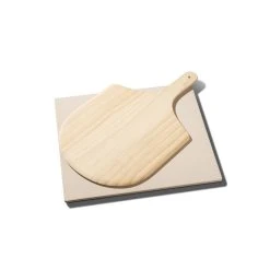 Funktion Pizza-bagesten Med Spade, 35,5x38 Cm, Træ