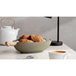 Kähler Hammershøi Brødkurv, Oliengrøn, 29,5x20 Cm -Fiskars butik 2022 693340 692205 693040