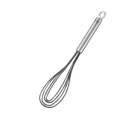 Rösle Fladt Piskeris I Silikone, Stål