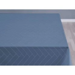 Södahl Tiles Damaskdug, Blå, 140x220 Cm