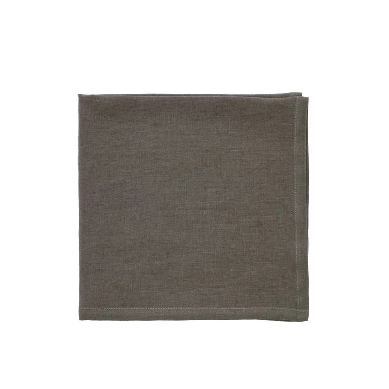 Södahl Pure Linen Serviet, Earth, 2-pak, 45x45 Cm 1 Södahl Pure Linen Serviet, Earth, 2-pak, 45x45 Cm