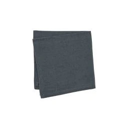 Bastian Mundserviet, Midnat Blå, 45x45 Cm