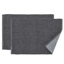 Södahl Melange 2-pak Dækkeservietter, Ask, 33x48 Cm