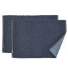 Södahl Melange 2-pak Dækkeservietter, Blå, 33x48 Cm