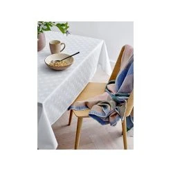 Södahl Forget-Me-Not Damask Dug, Hvid, 140x370 Cm 3 Södahl Forget-Me-Not Damask Dug, Hvid, 140x370 Cm -Fiskars butik 28949 env 1 2301 high