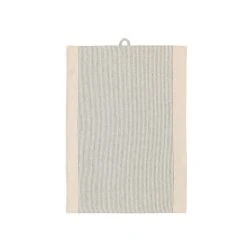 Södahl Statement Stripe Viskestykke, Beige, 50x70 Cm