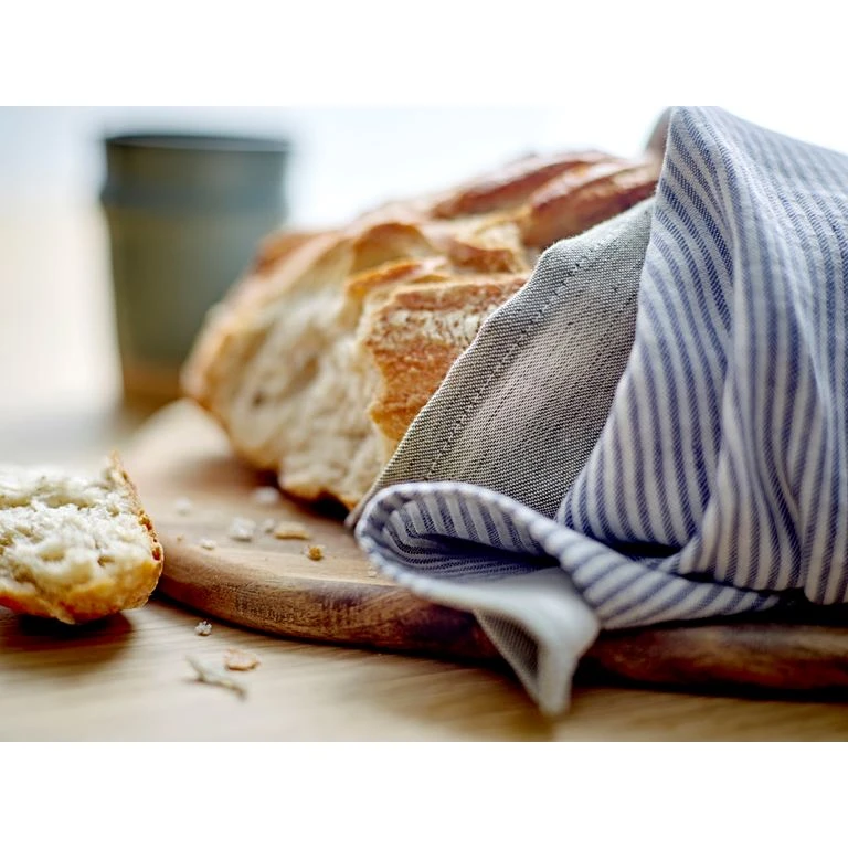 Södahl Statement Stripe Viskestykke, Grøn, 50x70 Cm 2 Södahl Statement Stripe Viskestykke, Grøn, 50x70 Cm - Billede 2