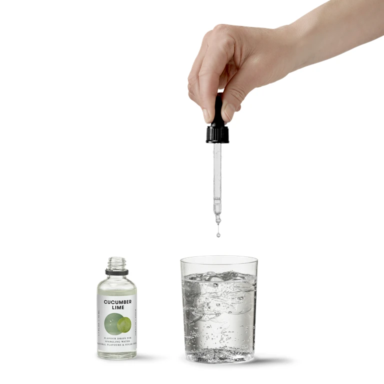 Aarke Cucumber Lime Flavour Drops, 50 Ml 2 Aarke Cucumber Lime Flavour Drops, 50 Ml - Billede 2