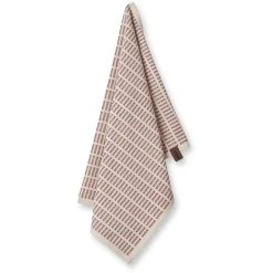 Humdakin Notes Of Hygge 2-pak Viskestykker, Rød/ Beige, 45x70 Cm