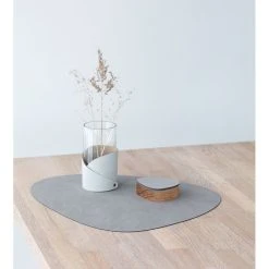 LIND DNA Curve Nupo Table Mat, Lysegrå, Large -Fiskars butik 5711590213408 3