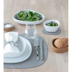 LIND DNA Curve Nupo Table Mat, Lysegrå, Large -Fiskars butik 5711590213408 4