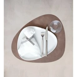 LIND DNA Curve Nupo Table Mat, Brun, Large -Fiskars butik 5711590233406 2