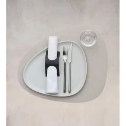 LIND DNA Serene Curve Dækkeserviet, Creme, Large -Fiskars butik 991473 2