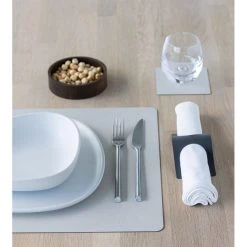 LIND DNA Serene Square Dækkeserviet, Creme, Large -Fiskars butik 991483 4