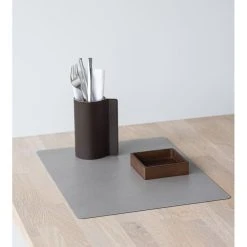 LIND DNA Serene Square Dækkeserviet, Ask, Large -Fiskars butik 991484 3