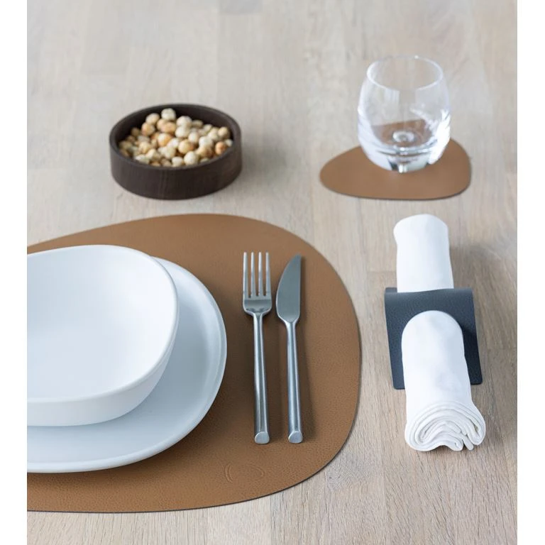 LIND DNA Serene Curve Dækkeserviet, Natur, Large 2 LIND DNA Serene Curve Dækkeserviet, Natur, Large - Billede 2