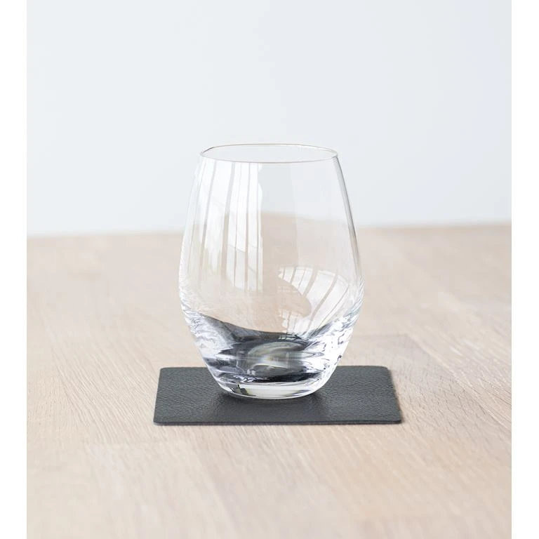 LIND DNA Serene Square Glasbrik, Sort, 10x10 Cm 2 LIND DNA Serene Square Glasbrik, Sort, 10x10 Cm - Billede 2