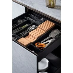 Fiskars Knivblok Til Skuffe, Træ -Fiskars butik fiskars environment wooden drawer knife block empty 1062890