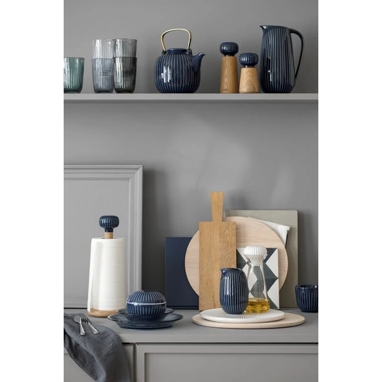 Kähler Hammershøi Køkkenrulleholder, Indigo 2 Kähler Hammershøi Køkkenrulleholder, Indigo - Billede 2