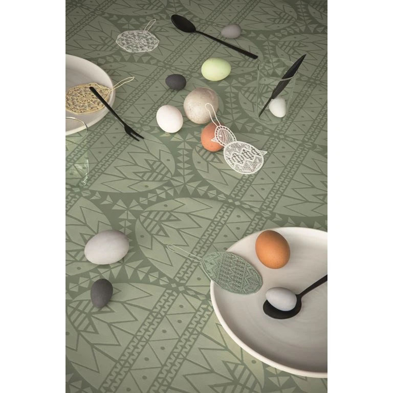 Juna Easter Damaskdug, Lys Grøn, 150x180 Cm 3 Juna Easter Damaskdug, Lys Grøn, 150x180 Cm - Billede 3