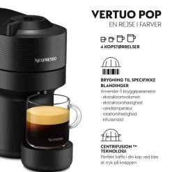 Nespresso Vertuo Pop -Fiskars butik machine features vl vertuo pop range d 2022 liquorice black dk