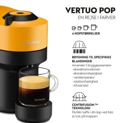 Nespresso Vertuo Pop -Fiskars butik machine features vl vertuo pop range d 2022 mango yellow dk
