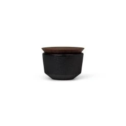 Rosendahl Rå Saltkar Med Låg, Sort