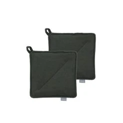 Södahl Soft 2-pak Grydelapper, Forest Green