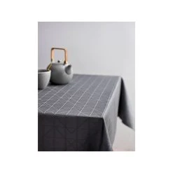 Södahl Refined Organic Damaskdug, Grå, 140x370 Cm -Fiskars butik soedahl refined organic damaskdug 140x370 cm grey 1